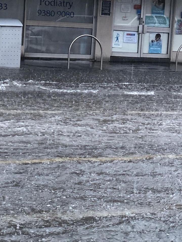 Flooded Sydney Road