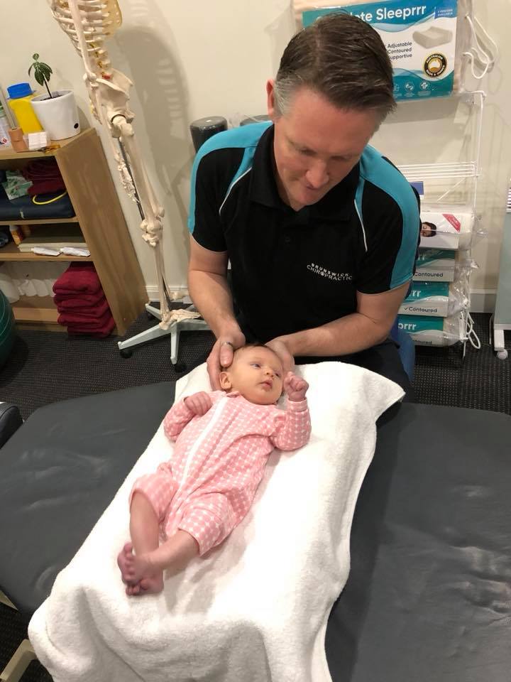 Baby receiving gentle treatment 2